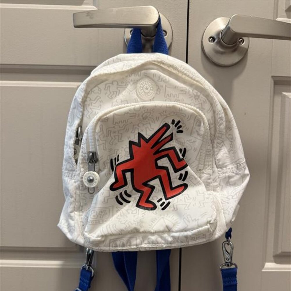 Kipling Delia Compact Keith Haring Mini Convertible Backpack Multi